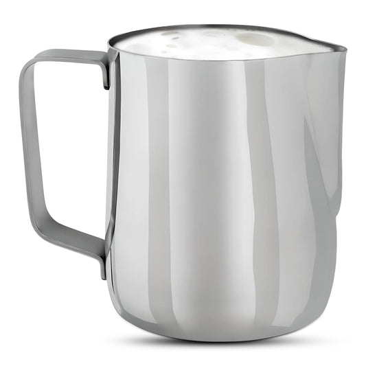 OCS Parts Polished Stainless Steel Frothing Pitchers | 33 Ounce Cup | Commercial Grade Pitchers to Steam and Froth Milk or Cream for Lattes, Cappuccinos and Espressos