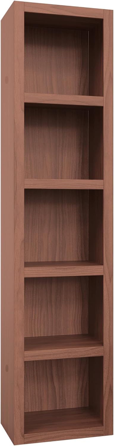 Oakland Living Brown 85-in Tall Wooden Bookcase Shelf