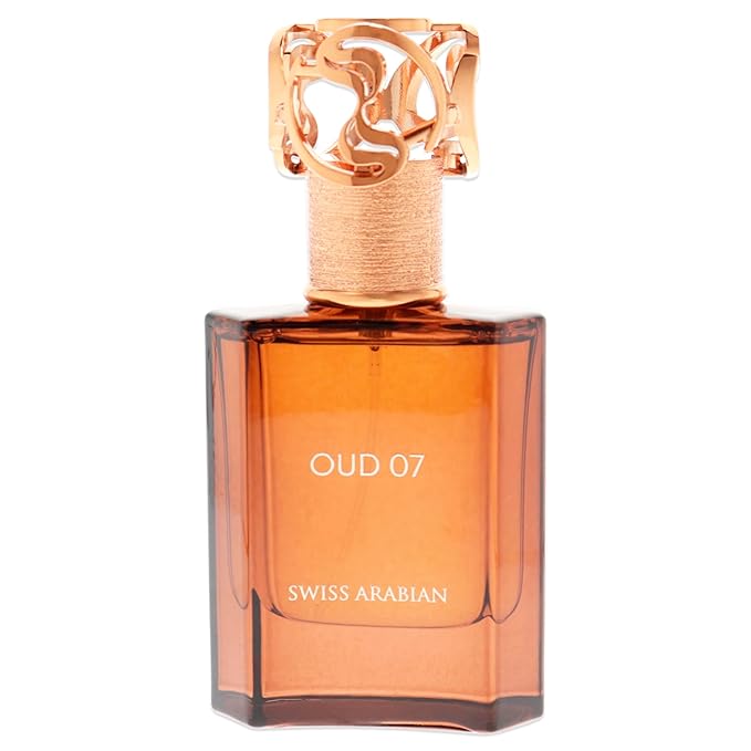 Swiss Arabian Oud 07 - Luxury Products From Dubai - Long Lasting, Addictive Personal EDP Spray Fragrance - Seductive Signature Aroma - 1.7 Oz