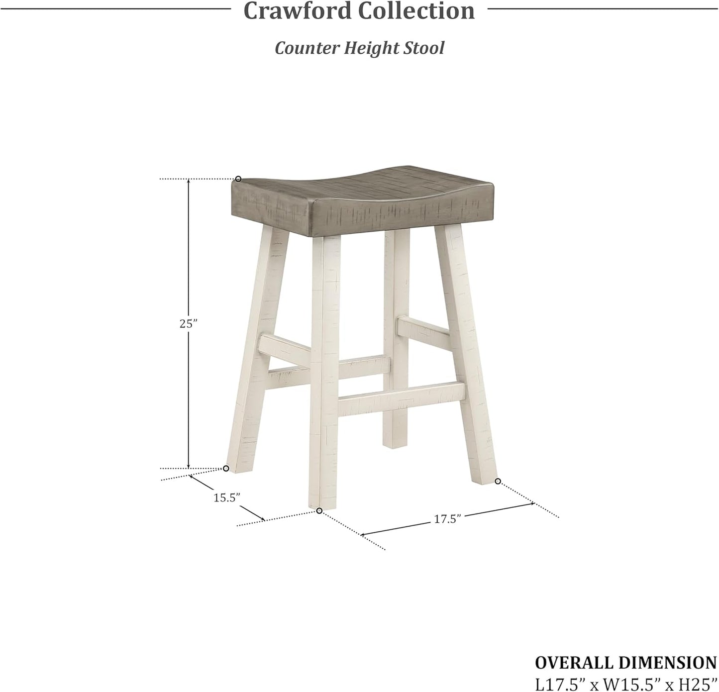Lexicon Bar Table Set for 3, Small Kitchen Table Set Kitchen Island Table with 3 Saddle Bar Stools, 4 Piece Dining Table Set for Breakfast Nook, Living Room, Apartment, Counter Height, White/Coffee