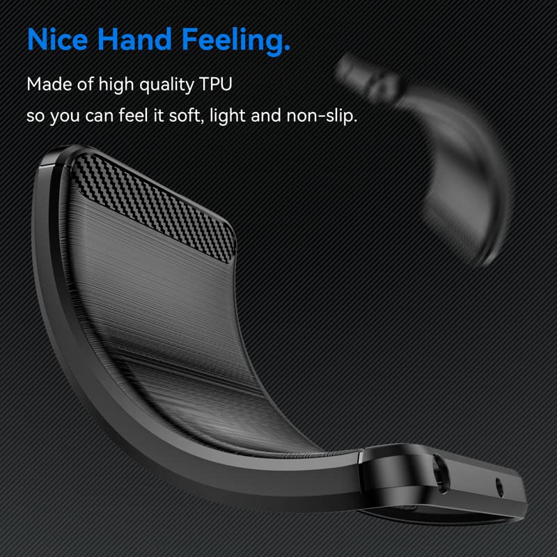 Casesondeck Case Compatible With [Samsung Galaxy A16 5G/ A16 Case] Design Case, Slim Black Flexible Sleek Shock Protection Tpu C