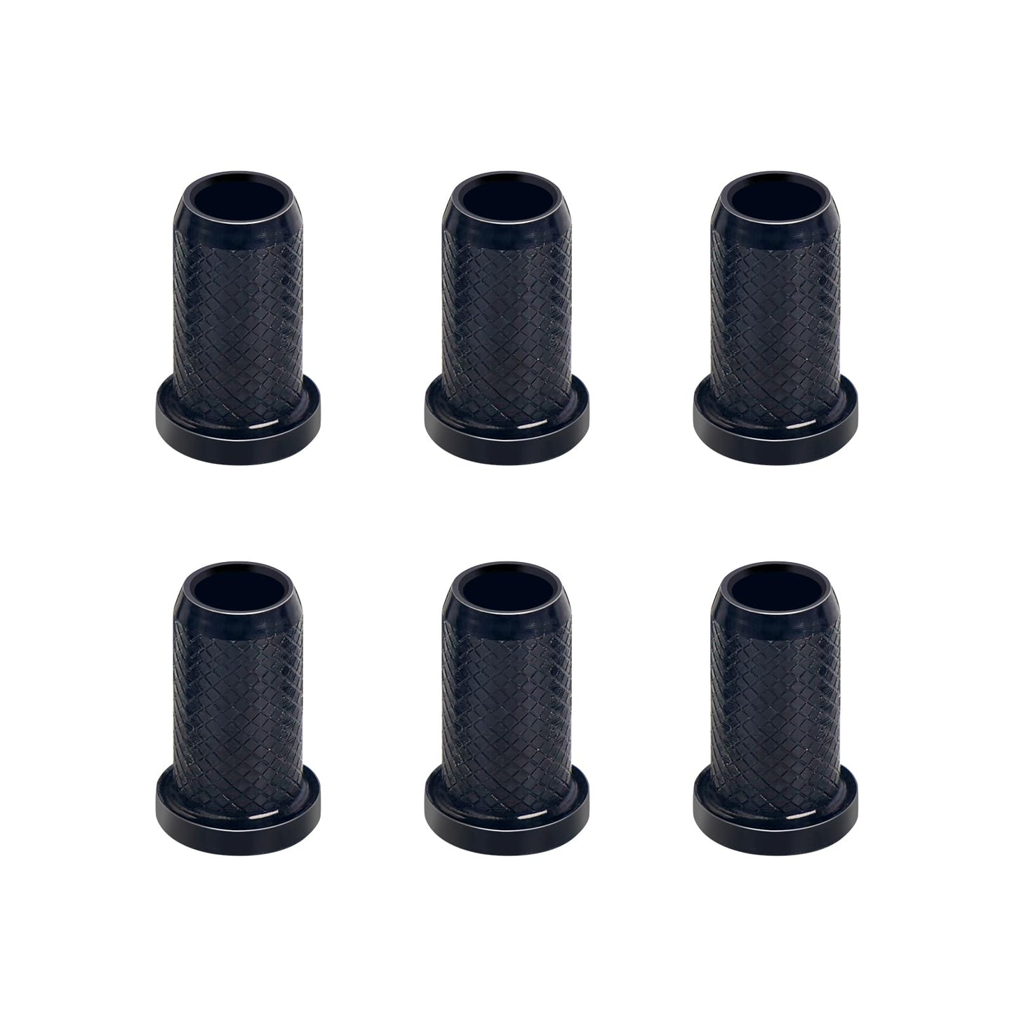 Banworks Guitar String Mounting Ferrules 4Mm (5/32) String Through Body Ferrule For Electric Guitars Pack Of 6 Jt/Cxk-03 Black