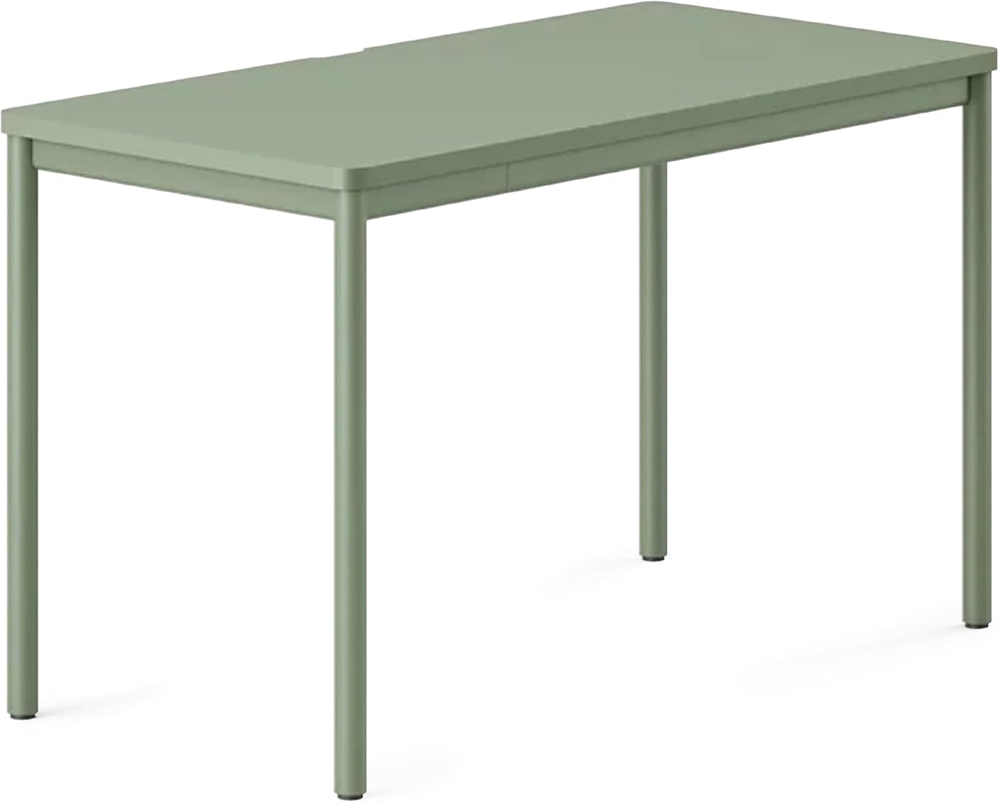 Branch Daily Desk - Functional at Home Office Desk with Effortless Assembly, Timeless Design, Rounded Corners, and Built-in Cable Notch - 36” W x 28.5” H x 24” D - Sage Work Table
