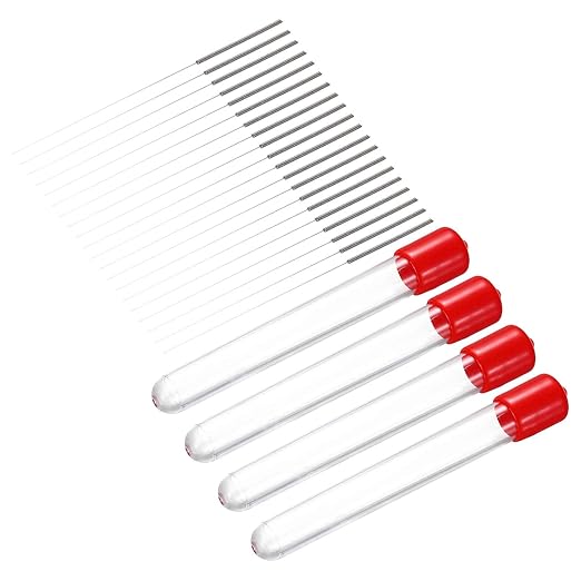 MECCANIXITY 20Pcs 3D Printer Nozzle Cleaning Kit Precision 0.35mm Stainless Steel Cleaner Needles for 3D Printer Clog Removal, Maintenance