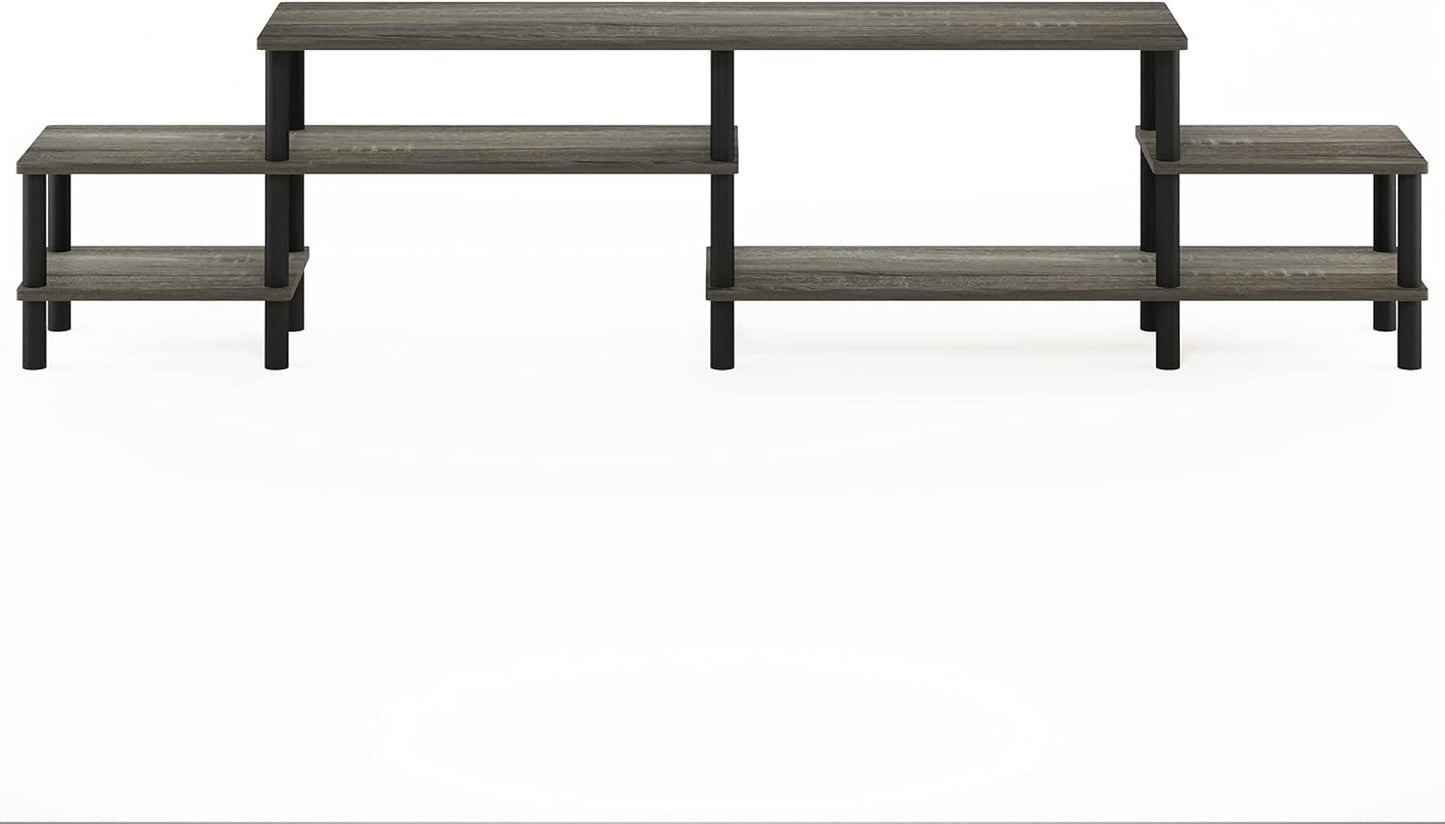 Furinno Turn-N-Tube Grand Stand for TV up, 78 Inch, French Oak
