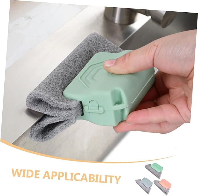 Angoily 3pcs Window Groove Cleaning Brush Set with Flexible Soft Bristles for Precision Cleaning of Narrow Gaps Crevices and Sliding Door Tracks Multipurpose Household Scrubber Tool for