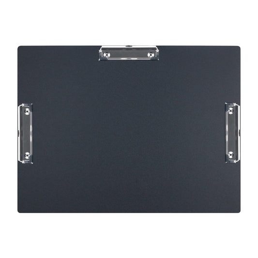 Acocony 11x17 Clipboard Three Clip Super Tough Extra Large Clipboard PP Plastic Not Fragile 11 x 17 Clipping Board Black Pack of 1