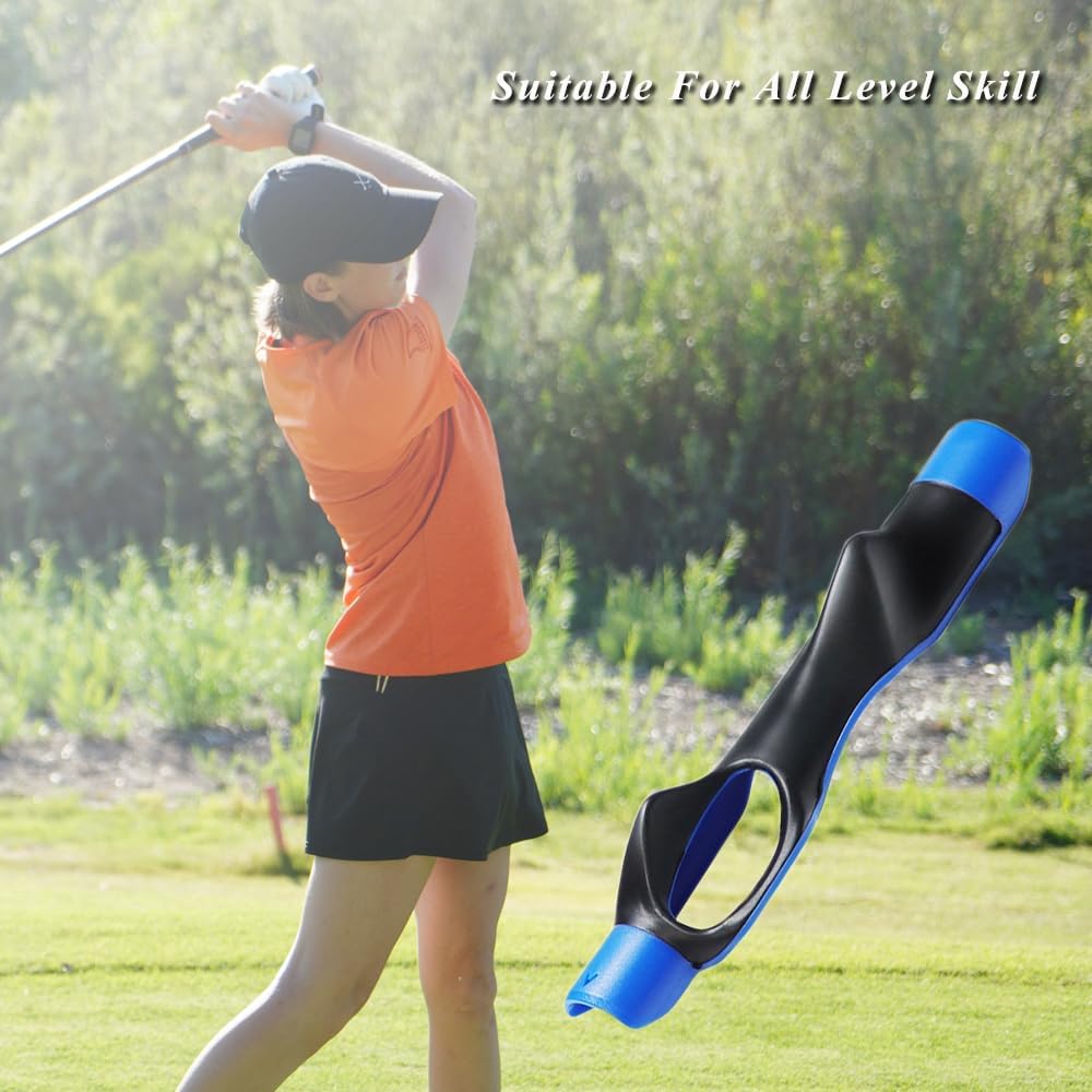 Golf Grip Trainer, Golf Swing Training Aid - Correct Hand Position Golf Grip Kit Golf Club Grips for Grip Strength Trainer