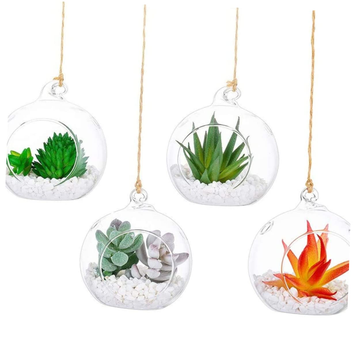 BESTOYARD 20pcs Glass Tealight Holder Modern Hanging Candle Stand for Weddings Home Decor and Centerpieces Versatile Glass Terrarium for Candles and Plants