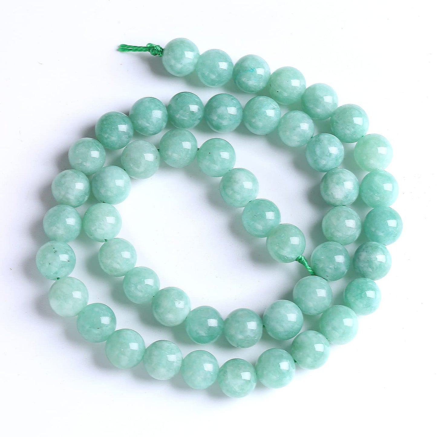 6mm 60pcs Natural Stone Burmese Jade Beads for Jewelry Making DIY Bracelet Crystal