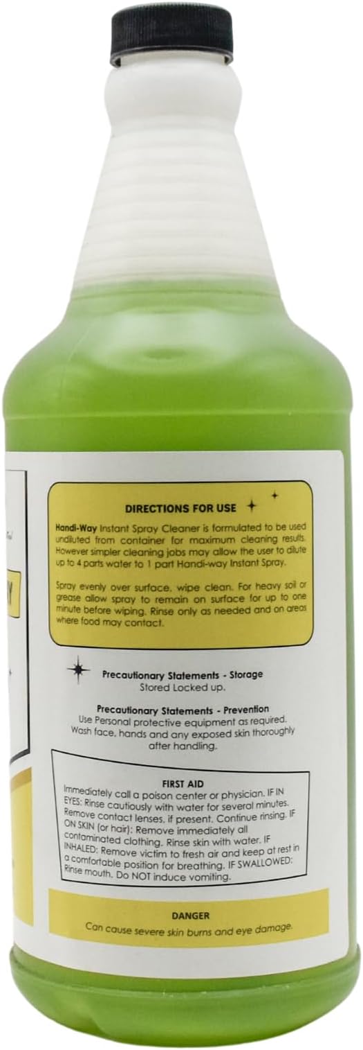 Handi-Way Spray Cleaner - Cleaning Agent for General Tasks, Safe on Most Surfaces, Mild Sassafras Scent