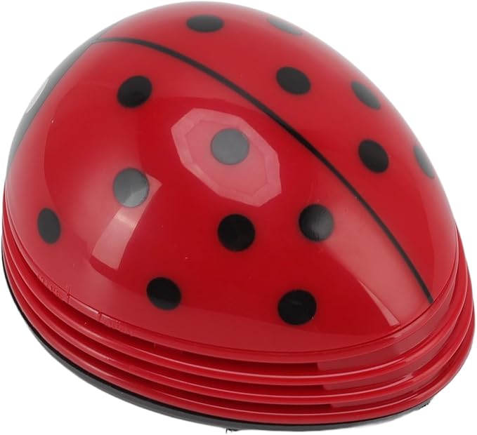 Keenso Portable Mini Desktop Vacuum Cleaner Quiet Strong Suction Wireless Home Office Car Red