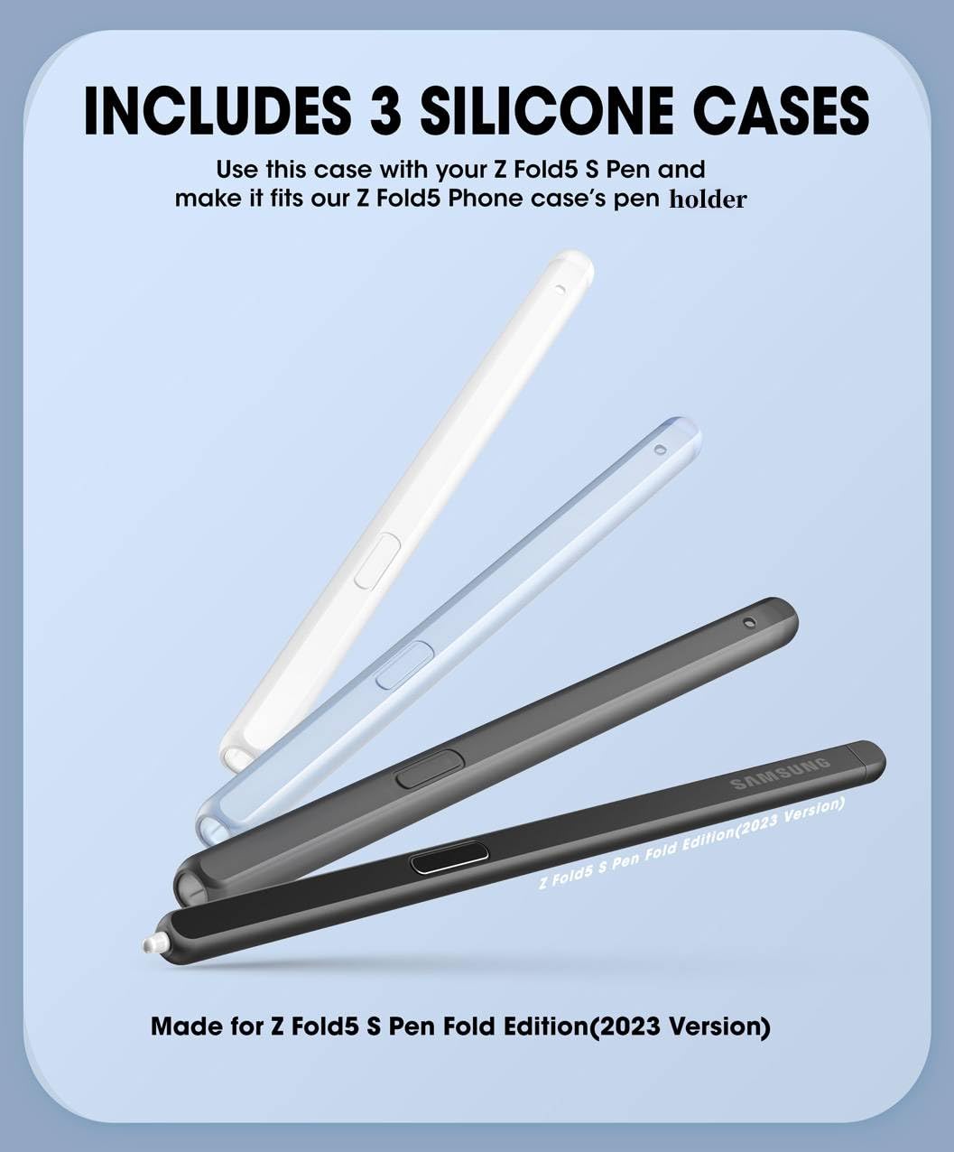 Supcase For Galaxy Z Fold 5 Case With S Pen Holder (Unicorn Beetle Pro), [Built-In Screen Protector & Stand] [Military-Grade Pro