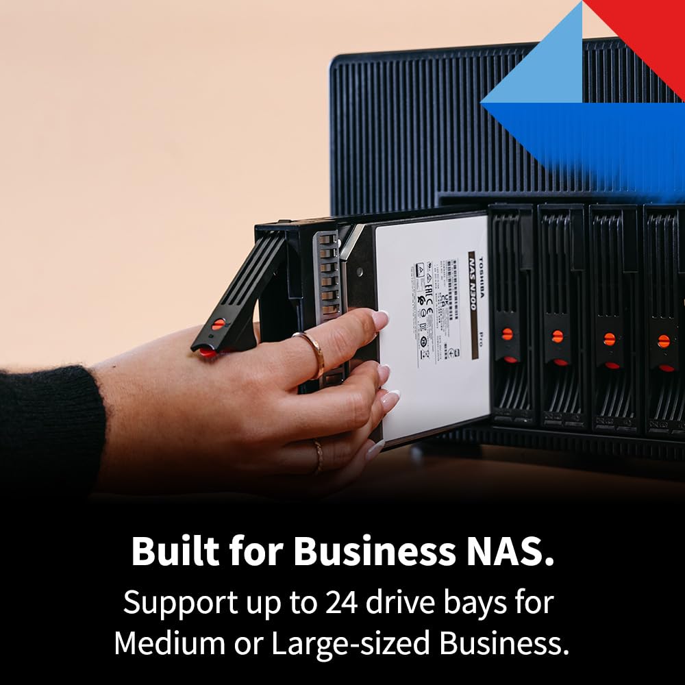 Toshiba N300 Pro 14Tb Large-Sized Business Nas (Up To 24 Bays) 3.5-Inch Internal Hard Drive - Up To 300 Tb/Year Workload Rate Cm