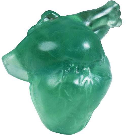 QLRSUXN Fluorite Heart Crystal Figurines, 2.1 Inch Crystal Heart Love Statue for Home Decor, Meditation and Stress Relief, Hand Carved Natural Healing Stone Cardiac Sculpture Spiritual Gift for Women