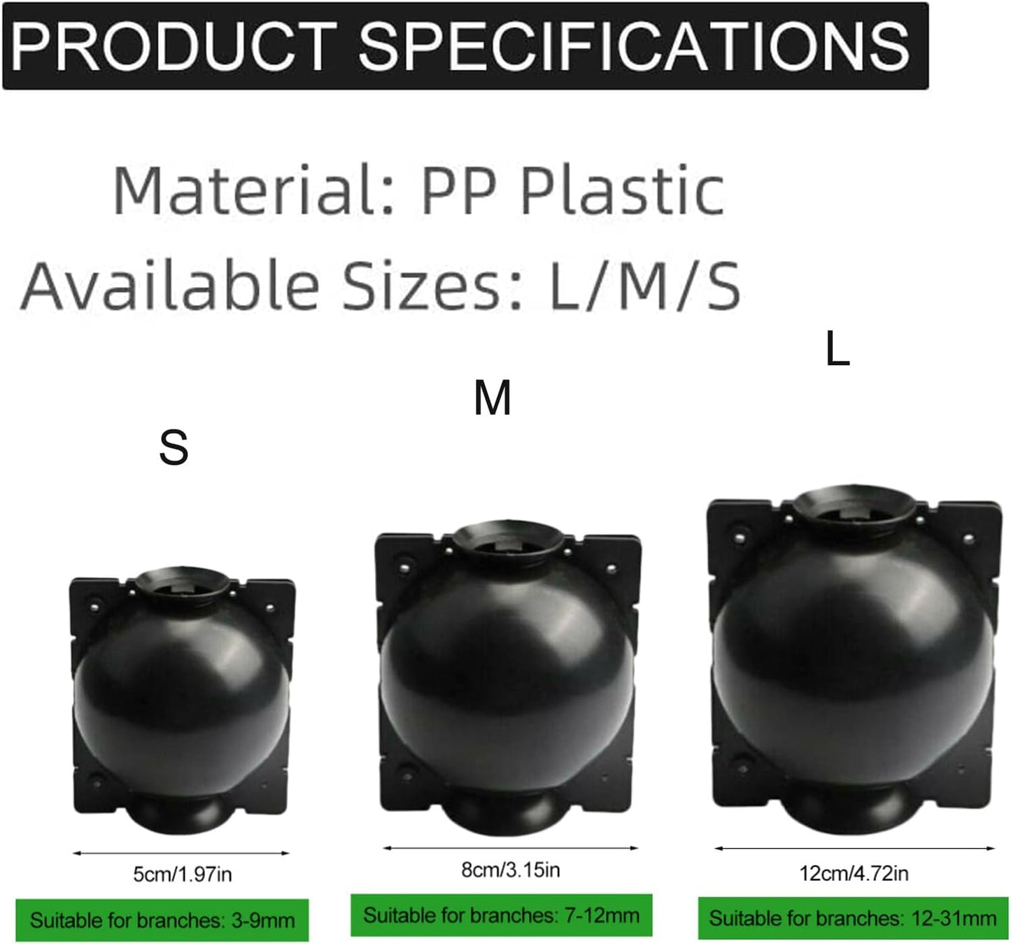 10 PCS Plant Propagation Stations Air Layering Pods, Reusable Rapid Root Plugs Air Layering Propagation Kit Grafting Kit Plant Propagation Ball Root Starter for Plants Cuttings Take Root