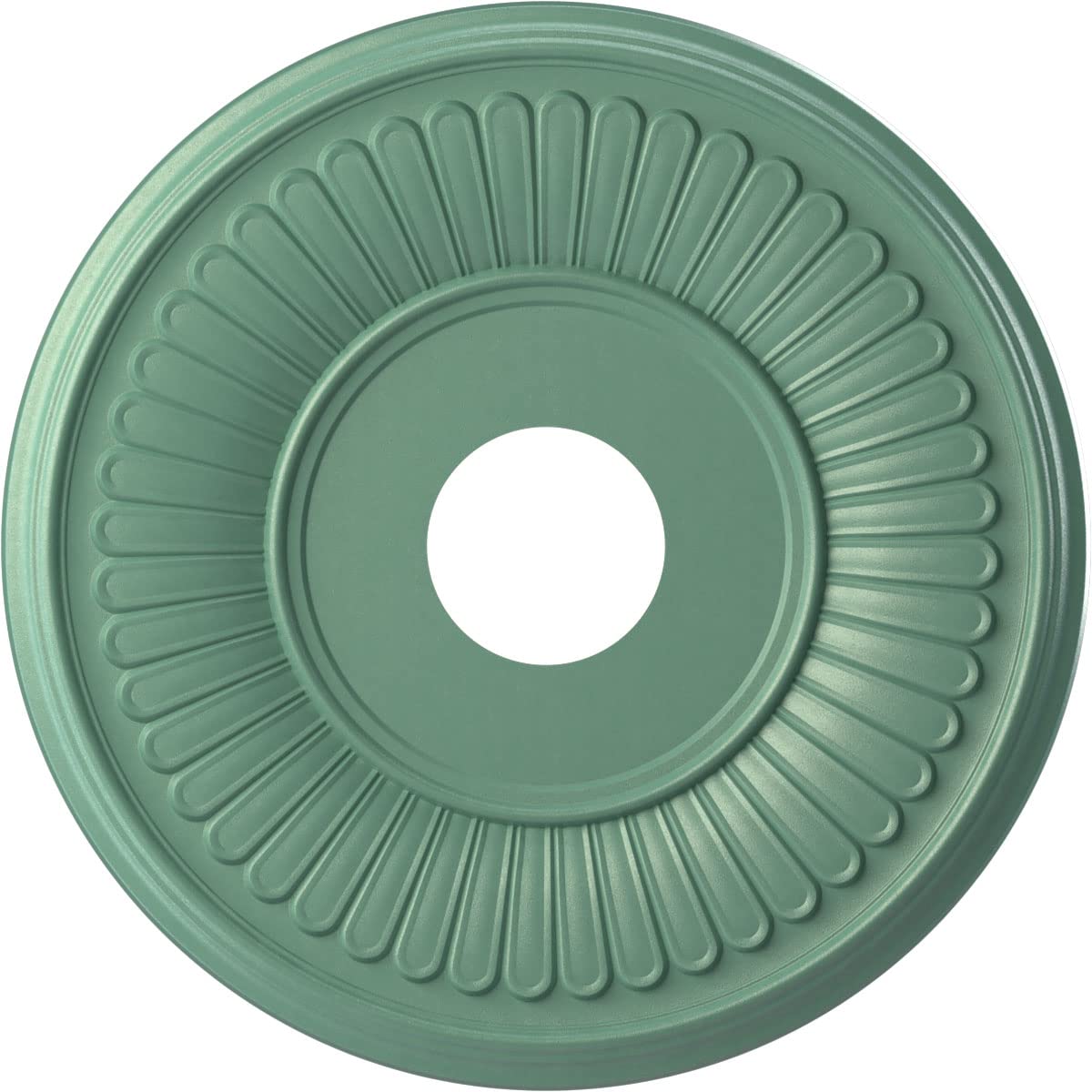 Ekena Millwork Cmp16Befsm Berkshire Thermoformed Pvc Ceiling Medallion (Fits Canopies Up To 7), 16Od X 3 1/2Id X 1P, Universal P