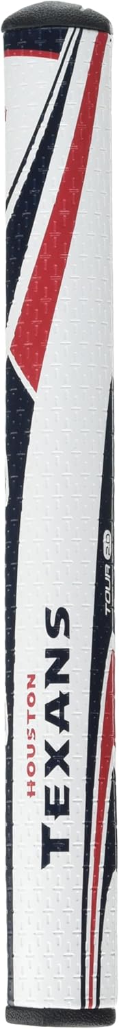 SuperStroke NFL Golf Club Grip, Standard Size, Black, Rubber, Textured