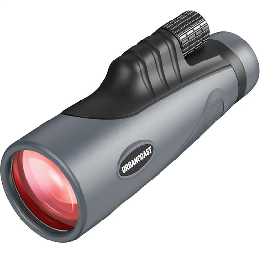 URBANCOAST 15x50 HD Monocular for Adults High Powered with Phone Adapter and Tripod, Monocular Compact with BAK4 Prism & FMC Len