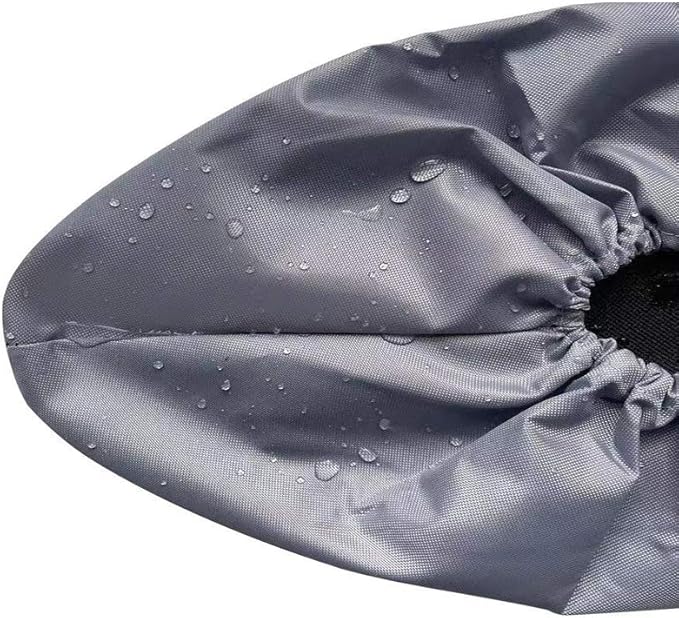 Jron 5 Pairs Premium Reusable Washable Shoe Cover Boot Covers for Contractors (5 Pairs | 9.5-11 For Shoes/US 8.5-10.5 For Boots, Grey)