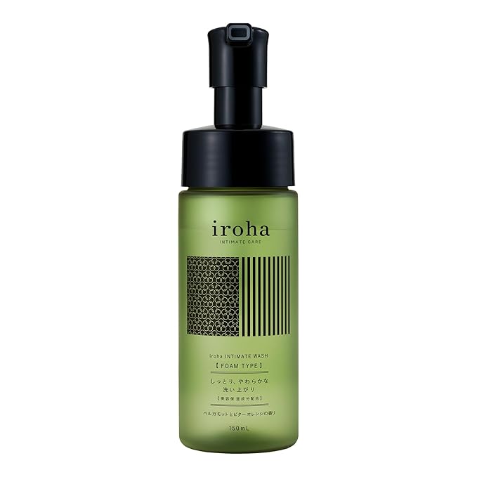 iroha Intimate Care Foam Type- Feminine Wash with Citrus & Bergamot | pH Balanced Refreshing Odor Control Hygiene Care for Women | Made in Japan 5 fl oz