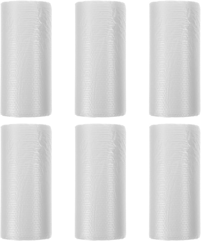 Mipcase 6 Rolls Mini Disposable Trash Bags Tear-resistant Garbage Can Liners for Home Office Car Use Compact Portable Waste Organizers