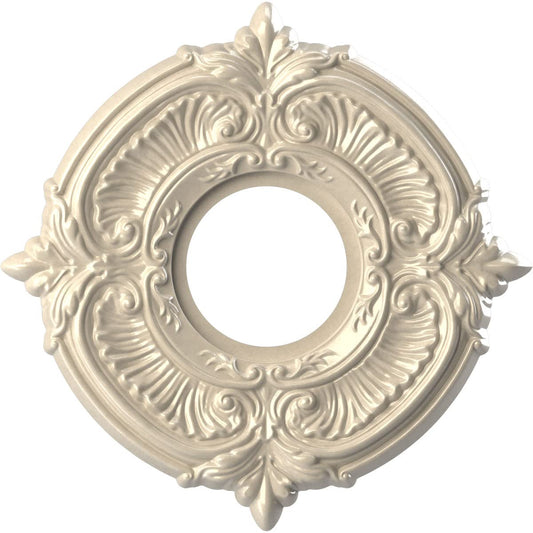 Ekena Millwork Cmp10Atepe Attica Thermoformed Pvc Ceiling Medallion (Fits Canopies Up To 4 1/8), 10Od X 3 1/2Id X 3/4P, Universa
