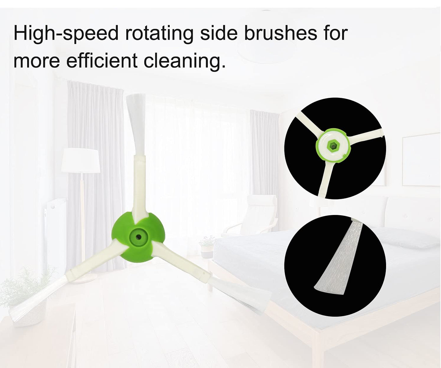 Replacement Parts For Irobot Roomba I3+ I4+ Evo I7+ J7 J7+ I6 Plus E5 E6,I & J Series Vacuum Cleaner Accessories,2 Set Rubber Br