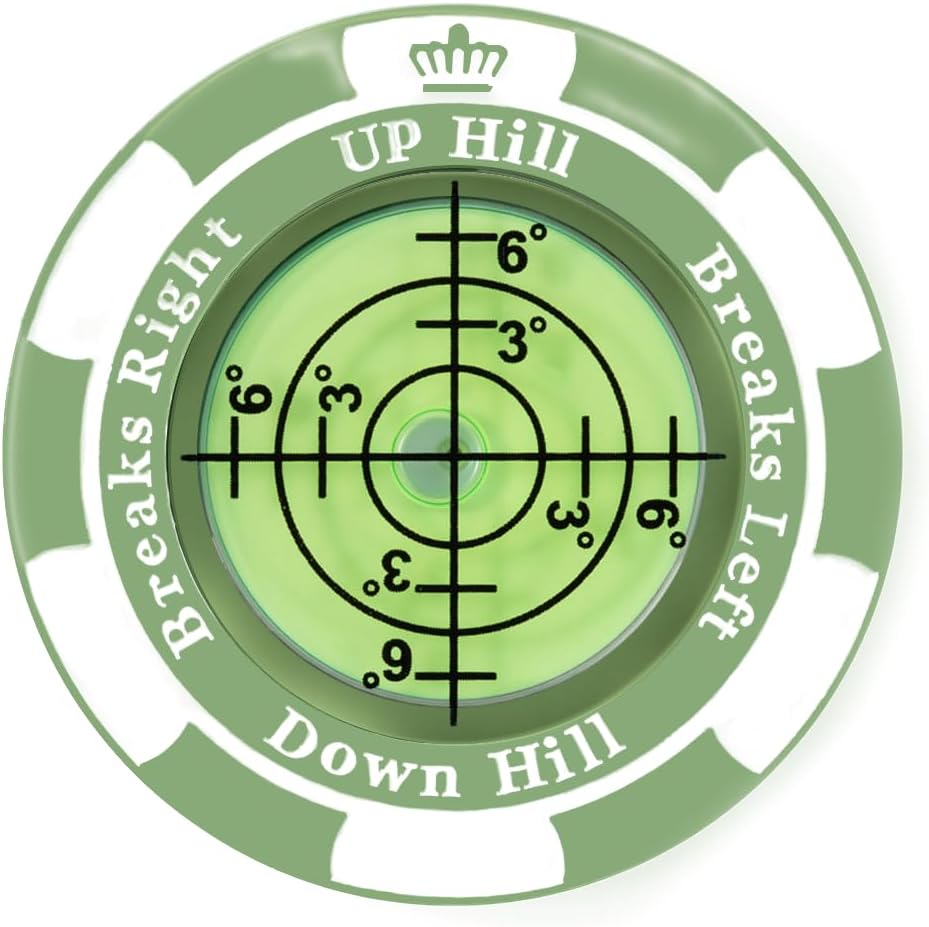 SlopeMaster ProGreen Reader - Golf Ball Marker with High Precision Green Reading Aid Golf Accessories for Men Women