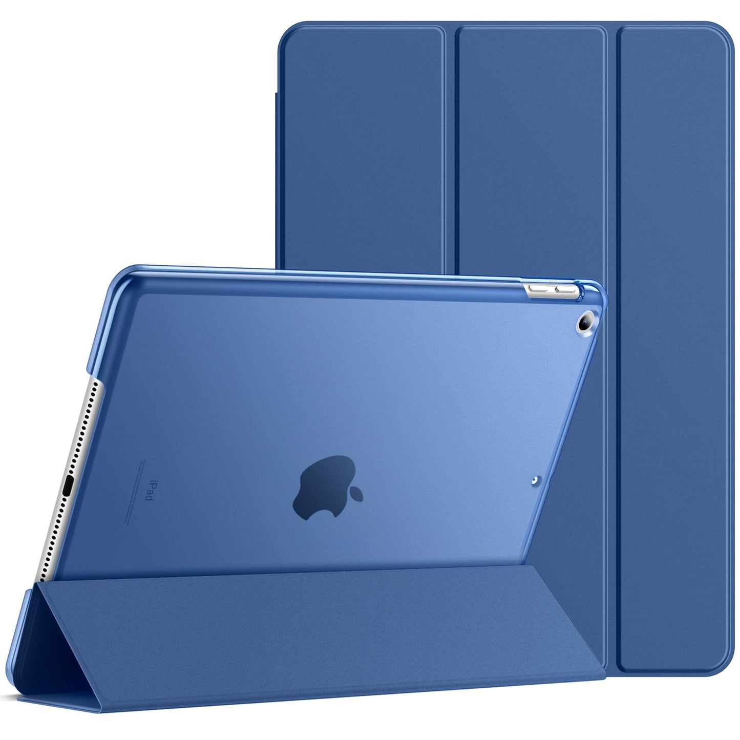 Jetech Case For Ipad (9.7-Inch, 2018/2017 Model, 6Th/5Th Generation), Smart Cover Auto Wake/Sleep (Navy)
