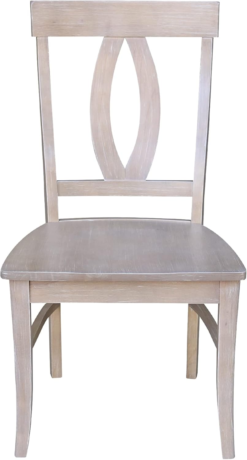 International Concepts Cosmo Chair, Washed Gray Taupe