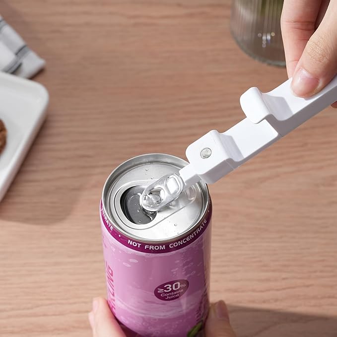 Mason Jar Opener with Magnets,Easy Release Vacuum Seal on Wide Mouth and Regular Mouth Lids,Jelly cover opener,Yogurt lids opener,Pulltab cans opener,3 in 1 Multifunctional Canning lid Opener.2pcs