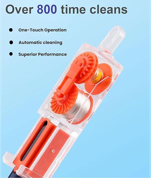 LC Fiber Cleaner Pen - 5 Pack - 1.25mm LC Fiber Optic Cleaning Pen with Dual Action Connector Cleaner & Endface Cleaning Action.