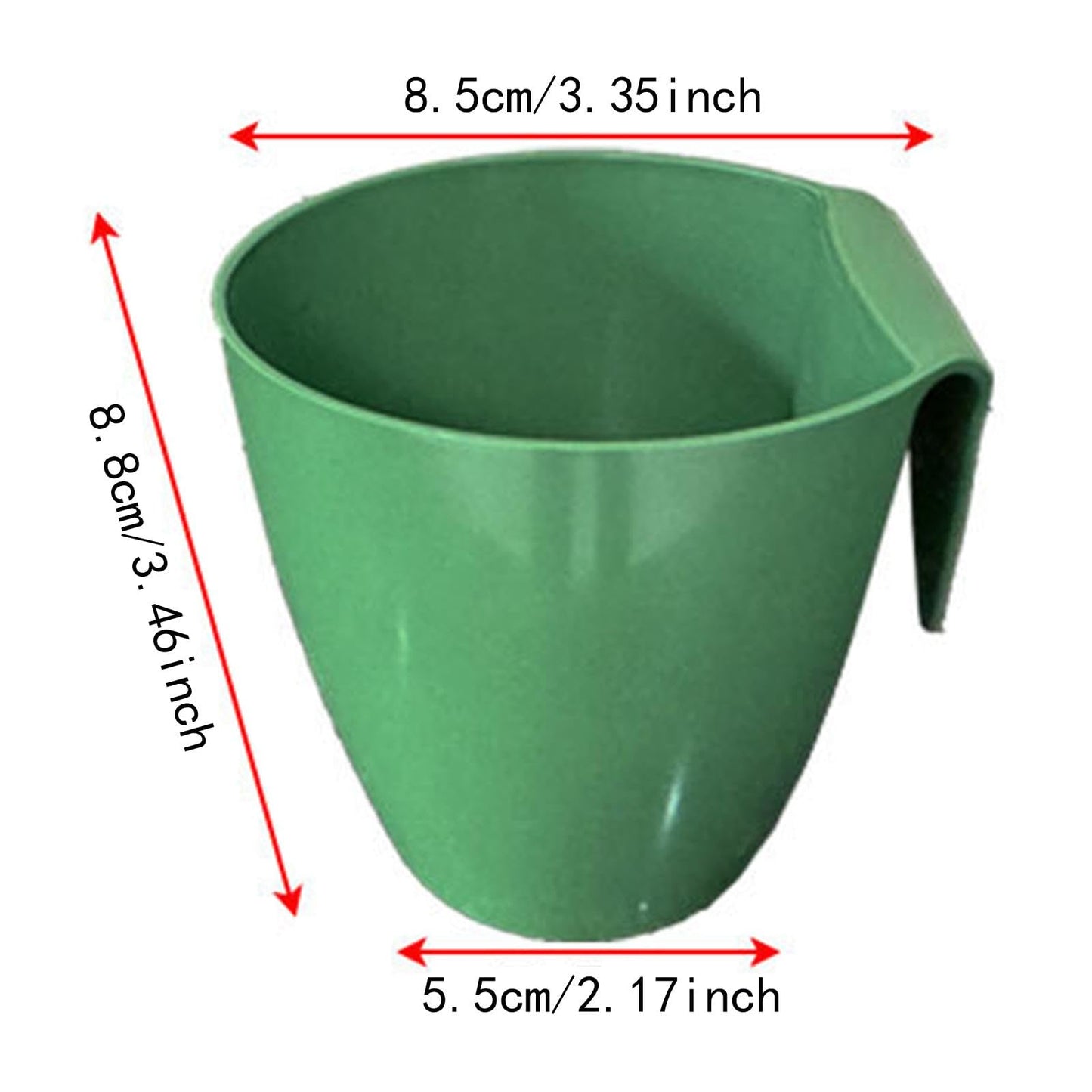 IEUDNS 20Pcs Strawberry Propagation Cup Side Hanging Lightweight for Gardener Accessory Cultivation Tool Multipurpose Seedling Pot, Size L