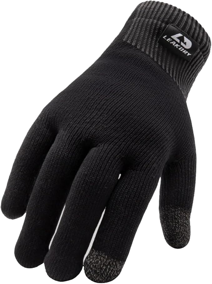 Waterproof Merino Wool Touchscreen Gloves,3-Layer Thermal Winter Gloves,Windproof for Skiing,Work,for 32-50°F