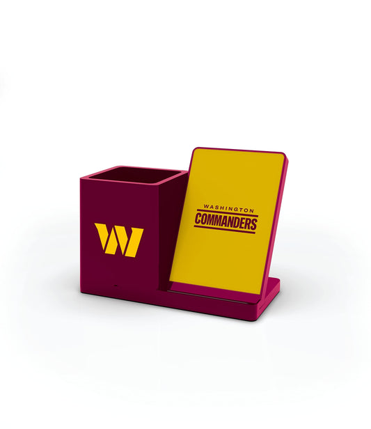 SOAR NFL Wireless Charger and Desktop Organizer, Washington Commanders