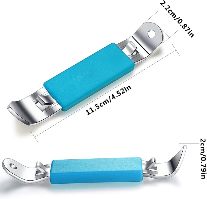 3 Pieces Magnetic Bottle Openers Can Opener Classic Beer Opener Stainless Steel Small Bottle Opener Can Tapper with Magnet for Camping and Traveling HANCELANT (Black Blue Fuchsia)