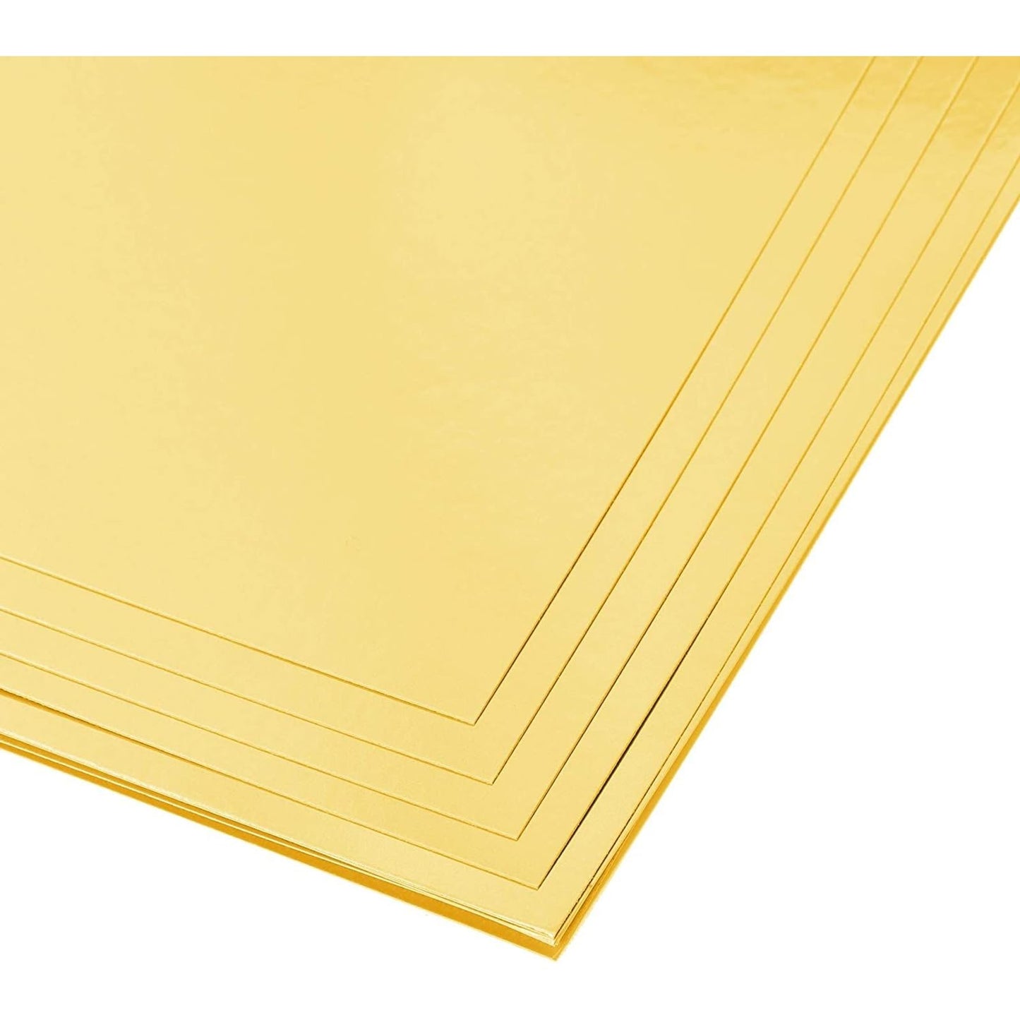 Bright Creations Gold Craft Paper Cardboard Sheets - 11 x 8.5 in, Pack of 50 - Metallic Cardstock & Foil Art Paper for Crafts & Scrapbooking