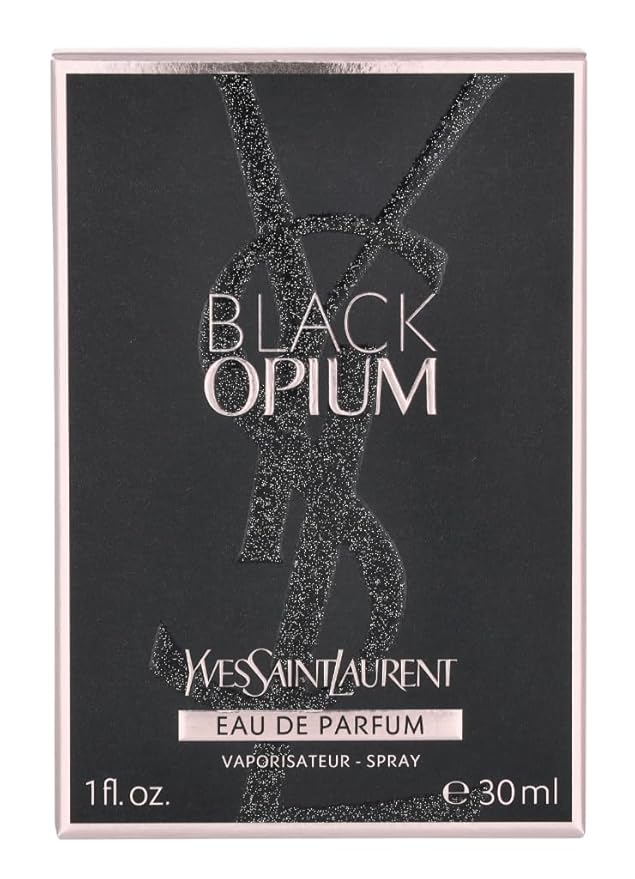 Yves Saint Laurent Black Opium Eau De Parfum Spray for Women, 1 Ounce