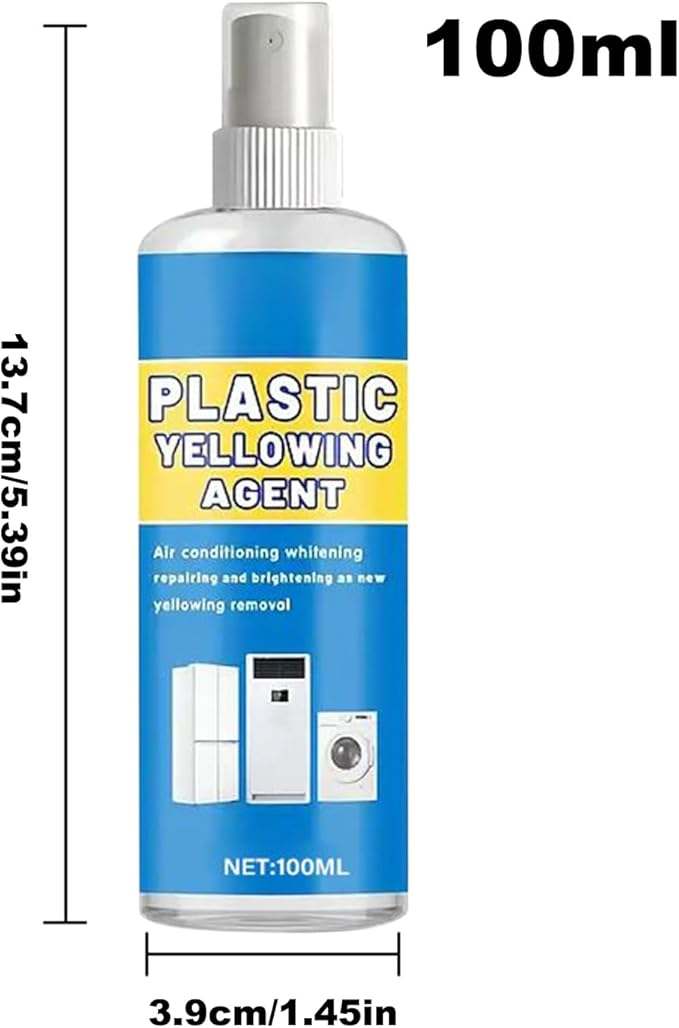 All Purpose Cleaner, 100ml Fridge Yellowing Stains Remover - Appliance Deodorizer Polishing Solution for Cooktop Oven Stove Fridge Sink Countertop Tile Shower AC Bathroom
