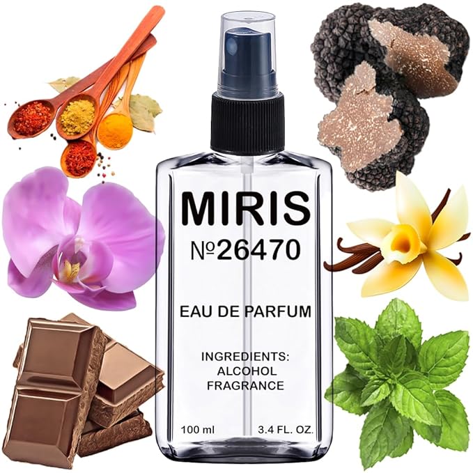 MIRIS No. 26470, Inspired by Black Orchid, Long-Lasting Eau de Parfum for Women, Spray 3.4 Fl Oz / 100 ml