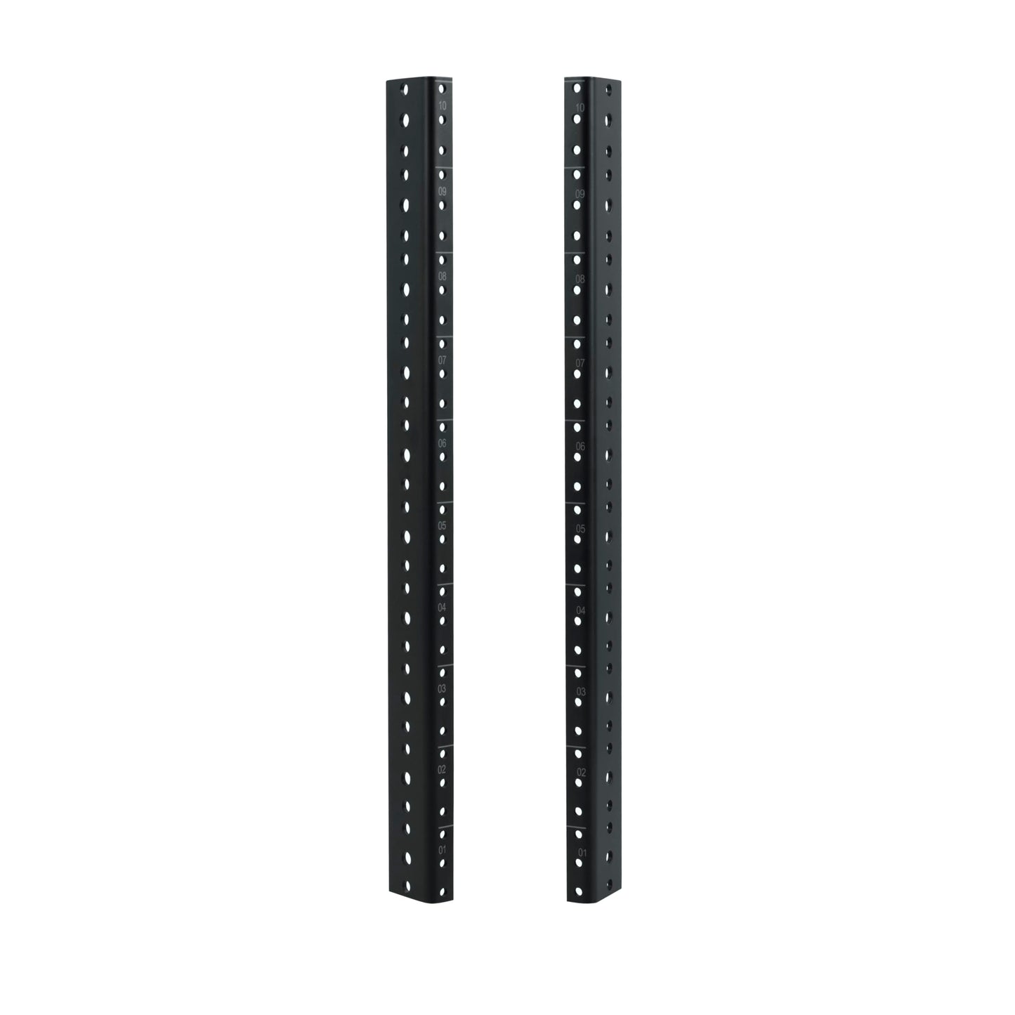 Gator Rackworks Heavy Duty Steel Rack Rail Set, 10U Rack Size (GRW-RACKRAIL-10U)