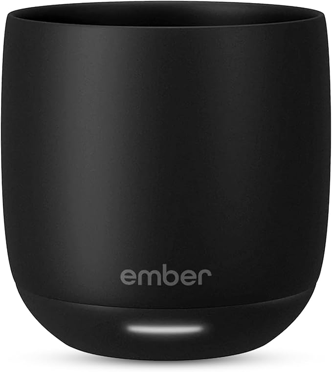 Ember Temperature Control Smart Cup, 6 oz, App-Controlled Heated Coffee Cup, Espresso Mug with 90 Min Battery Life, Black