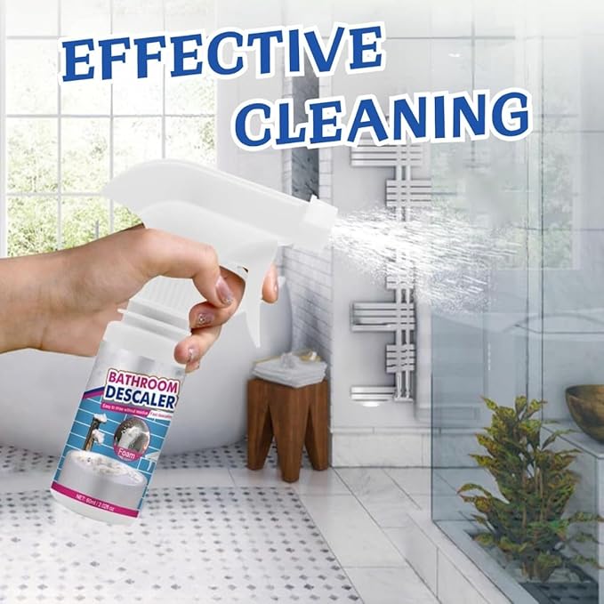2PCS Bathroom Descaler Cleaner, Bathroom Descaler Foam Cleaner Spray, All-Purpose B-athroom D escaler Foam Spray, Stubborn Stains cleaner, for Kitchen, Home