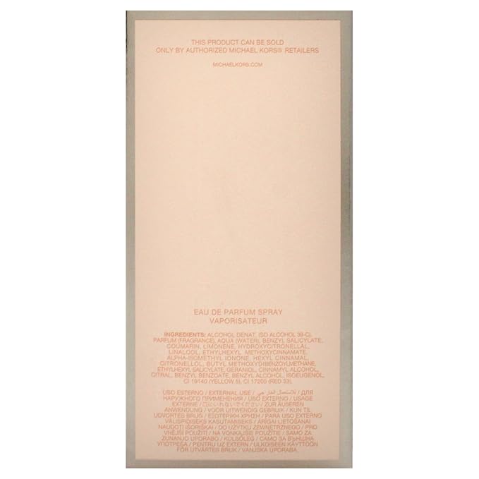 Michael Kors Gorgeous! for Women Eau de Parfum Spray, Floral, 1.7 Oz