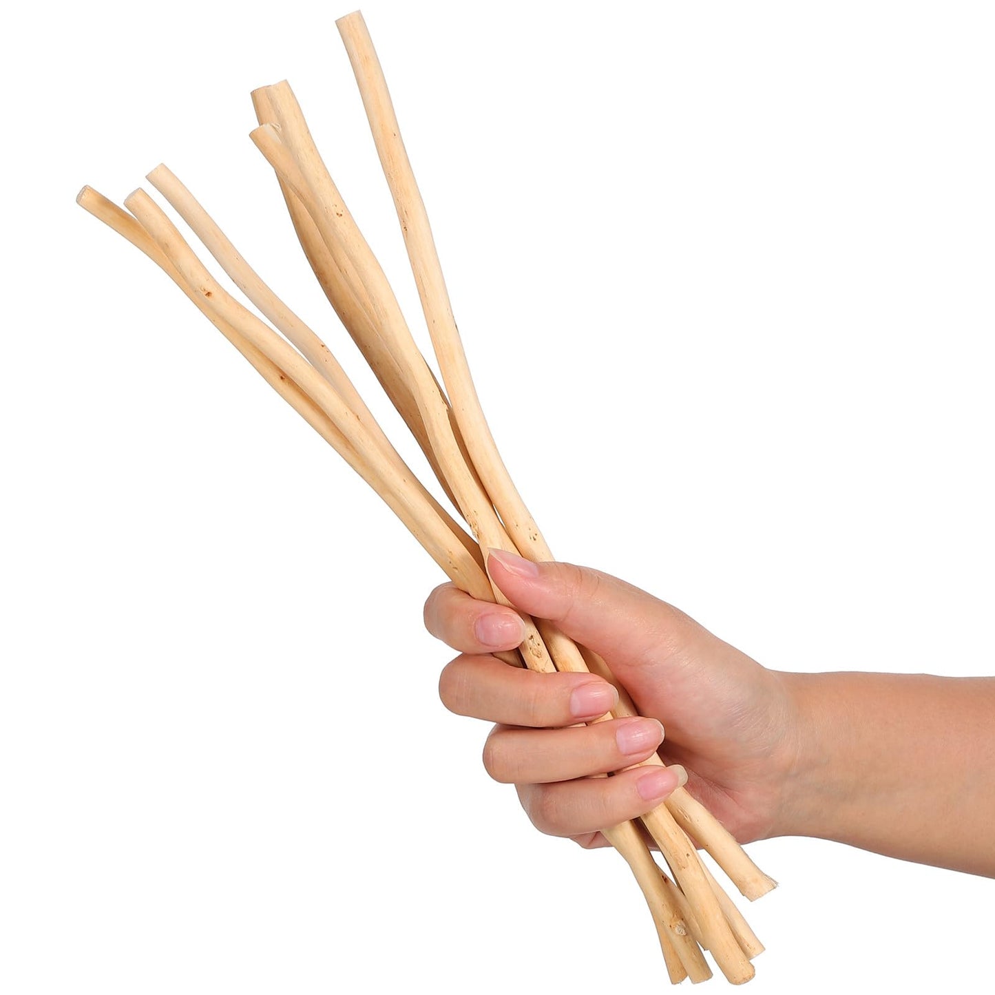 Toyvian Wood Log Sticks 11. 8 Inches, 50pcs Driftwood Branches for Crafts, Natural Craft Twig Sticks for DIY Decoration, Photo Props, Home and Party Decor