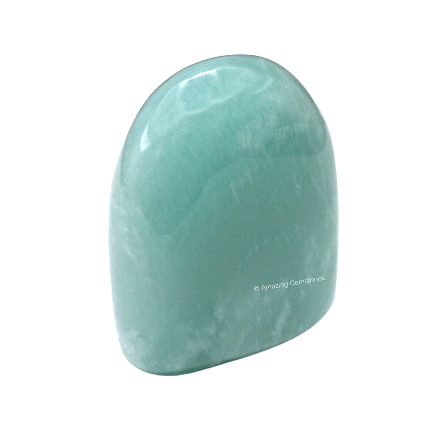 Amazing Gemstone Amazonite Crystal Standing Palm Stone - Amazonite Palm Stones and Crystals, A++ Grade Gemstones and Crystals - Healing Crystals and Healing Stones Office Home Decor Gifts