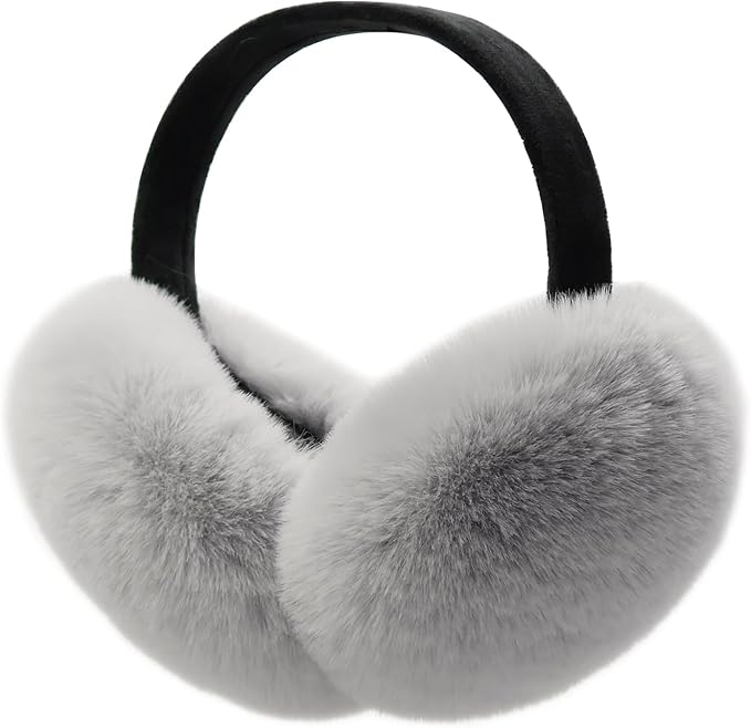 LCXSHYE Winter Ear muffs Faux Fur Warm Earmuffs Cute Foldable Outdoor Ear Warmers For Women Girls