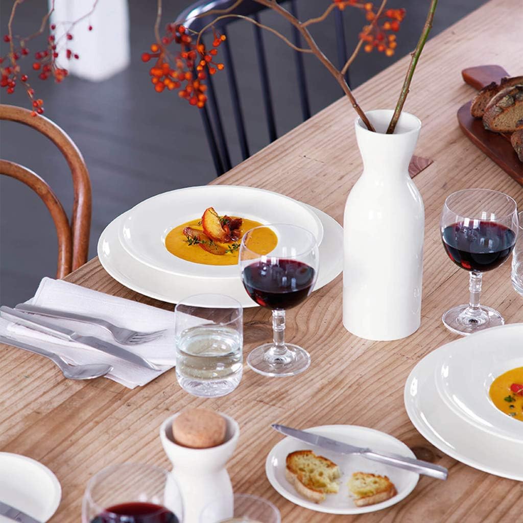 Villeroy & Boch Artesano Original Pasta Plate, 11.75 in, Premium Porcelain, White