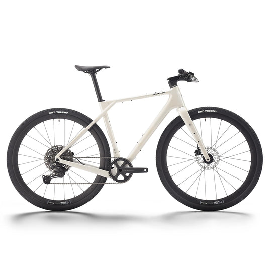 SAVADECK Carbon Gravel Bike - T800 Carbon Frame & Fork | U6000 11-Speed Groupset | Hydraulic Disc Brakes | 700CX40mm All-Terrain Tires | Men & Women Road/Off-Road Bicycle (White, 58cm)